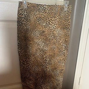 Leopard Print Skirt